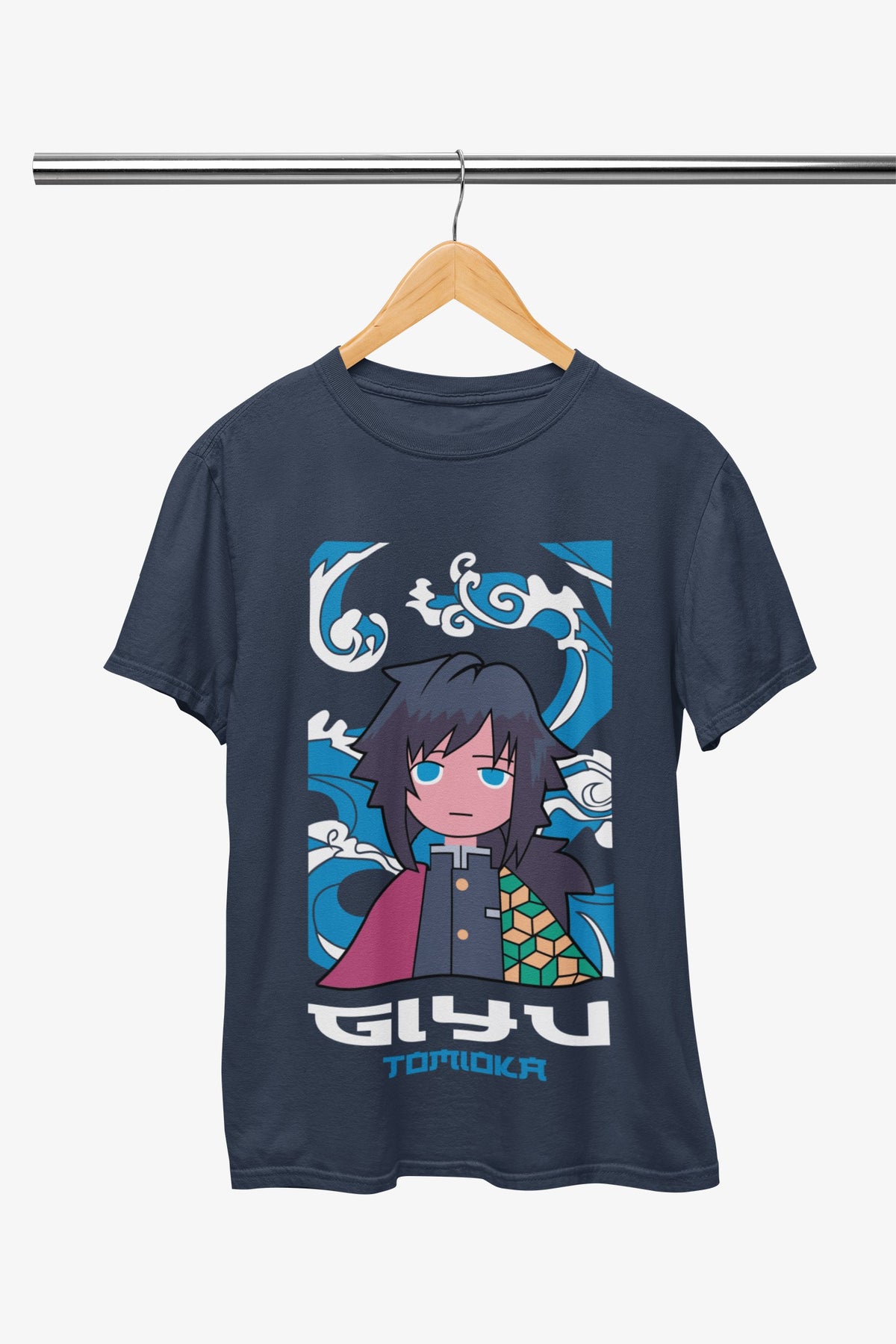 Giyu Navy Demon Slayer Unisex Classic T-Shirt