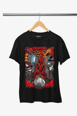 Premium Black Deadpool Unisex Anime T-Shirt