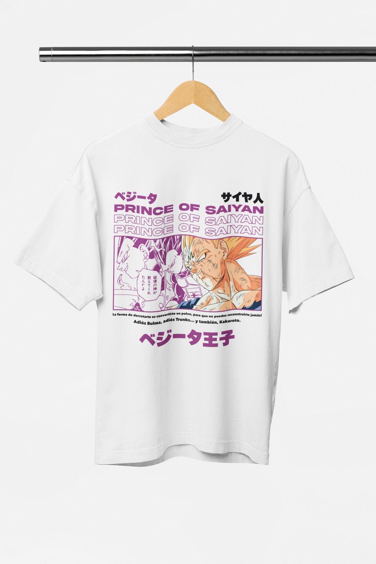 Vegeta Dragon Ball Z Premium Oversized T-shirt