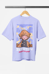 Zenitsu Oversized Demon Slayer T-Shirt – Bold Anime Streetwear Vibes