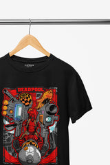 Premium Black Deadpool Unisex Anime T-Shirt