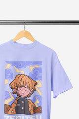 Zenitsu Oversized Demon Slayer T-Shirt – Bold Anime Streetwear Vibes